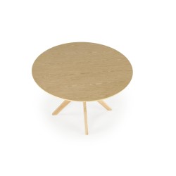 'NICOLAS Natural Oak Round Table' 'NICOLAS Natural Oak Round Table'