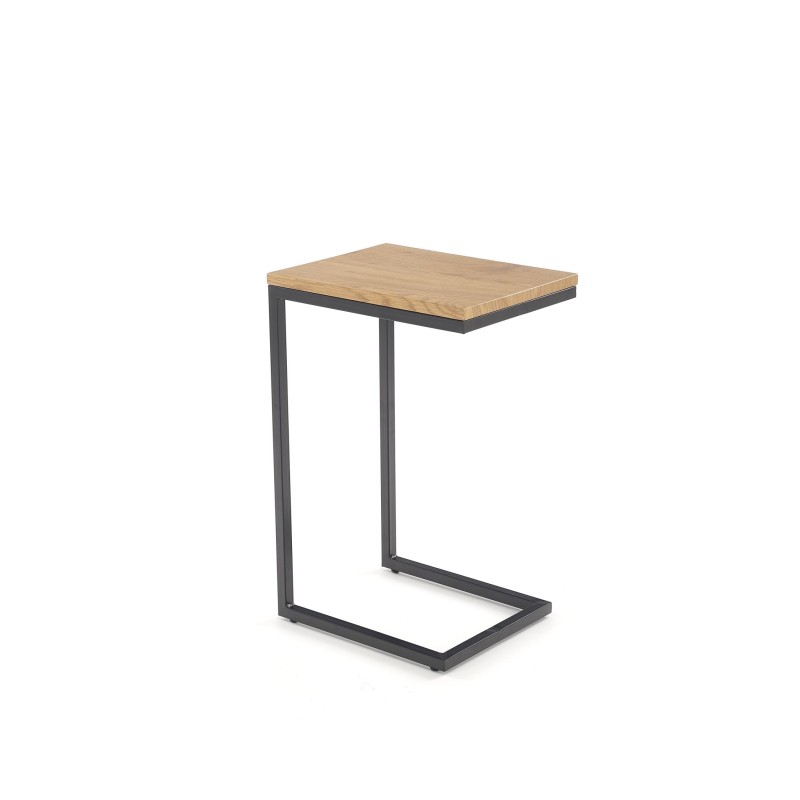 'NISA Coffee Table Frame - Black, Top - Golden Oak' 'NISA Coffee Table Frame - Black, Top - Golden Oak'
