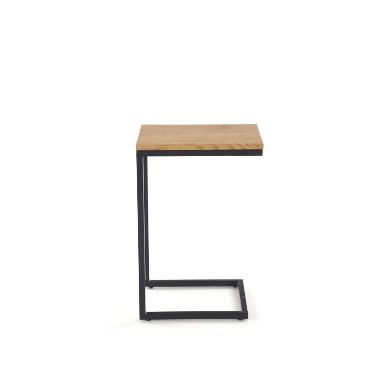 'NISA Coffee Table Frame - Black, Top - Golden Oak' 'NISA Coffee Table Frame - Black, Top - Golden Oak'