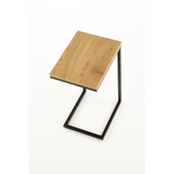 'NISA Coffee Table Frame - Black, Top - Golden Oak' 'NISA Coffee Table Frame - Black, Top - Golden Oak'