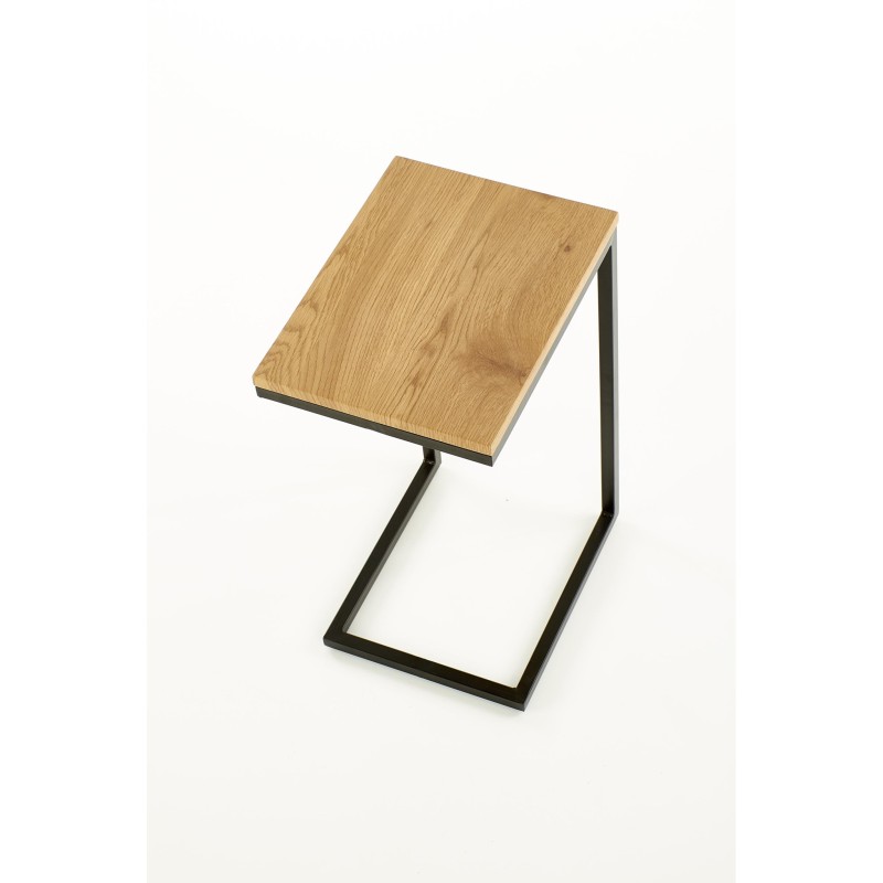 'NISA Coffee Table Frame - Black, Top - Golden Oak' 'NISA Coffee Table Frame - Black, Top - Golden Oak'