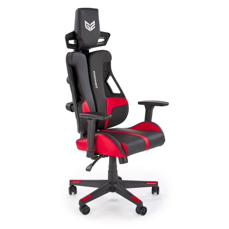 'NITRO Office Chair in Eco Leather / Fabric, Black / Red' 'NITRO Office Chair in Eco Leather / Fabric, Black / Red'