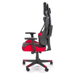 'NITRO Office Chair in Eco Leather / Fabric, Black / Red' 'NITRO Office Chair in Eco Leather / Fabric, Black / Red'