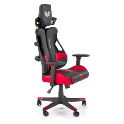 'NITRO Office Chair in Eco Leather / Fabric, Black / Red' 'NITRO Office Chair in Eco Leather / Fabric, Black / Red'