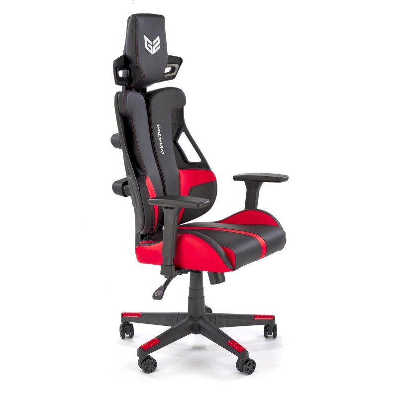 'NITRO Office Chair in Eco Leather / Fabric, Black / Red' 'NITRO Office Chair in Eco Leather / Fabric, Black / Red'