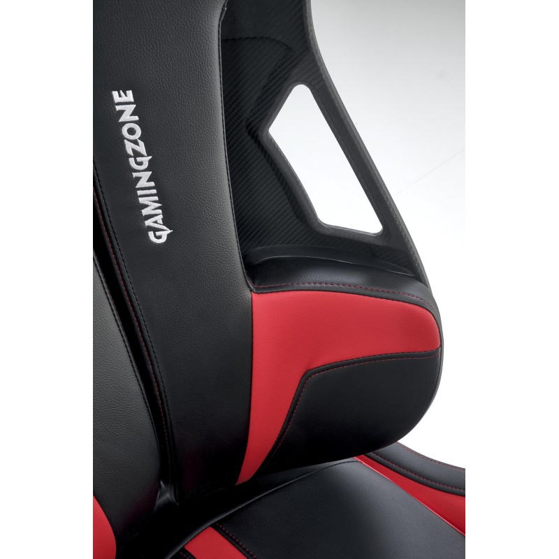 'NITRO Office Chair in Eco Leather / Fabric, Black / Red' 'NITRO Office Chair in Eco Leather / Fabric, Black / Red'