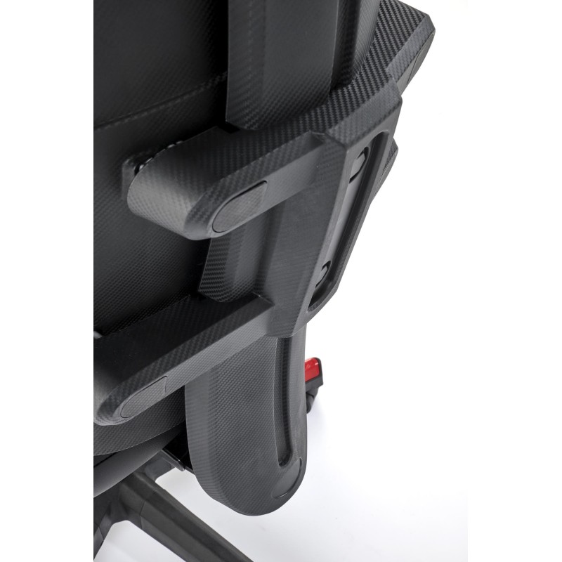 'NITRO Office Chair in Eco Leather / Fabric, Black / Red' 'NITRO Office Chair in Eco Leather / Fabric, Black / Red'