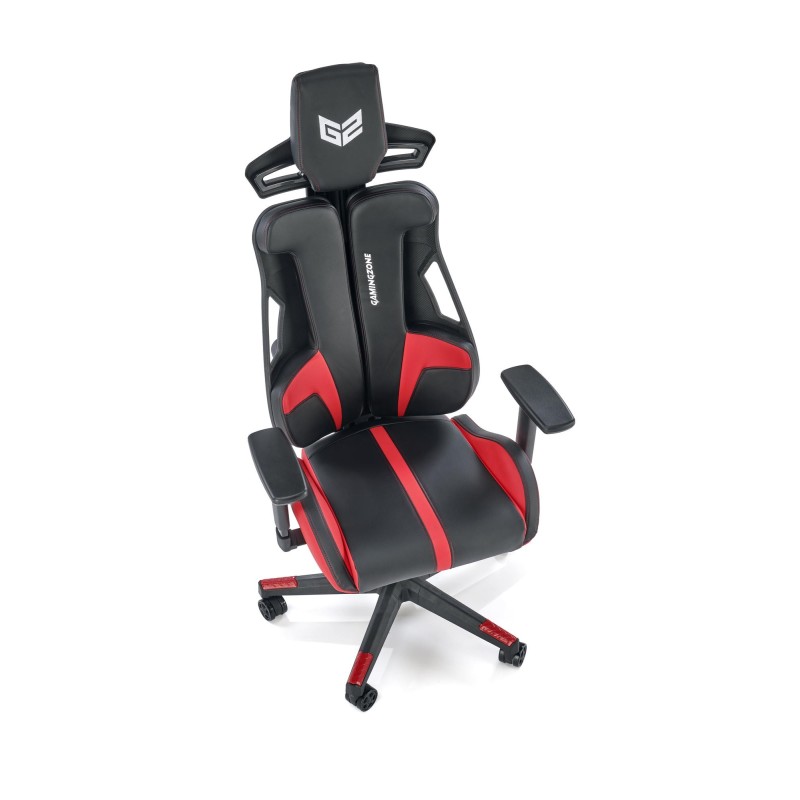 'NITRO Office Chair in Eco Leather / Fabric, Black / Red' 'NITRO Office Chair in Eco Leather / Fabric, Black / Red'
