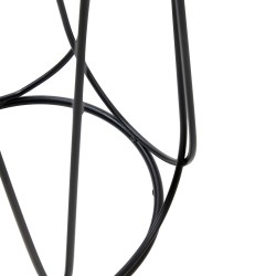 'NUBIRA S Bench Frame - Black, Top - White Marble' 'NUBIRA S Bench Frame - Black, Top - White Marble'