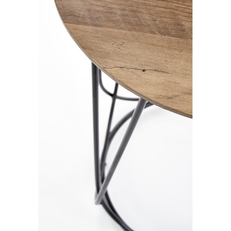 'NUBIRA S Bench Frame - Black, Top - Walnut' 'NUBIRA S Bench Frame - Black, Top - Walnut'
