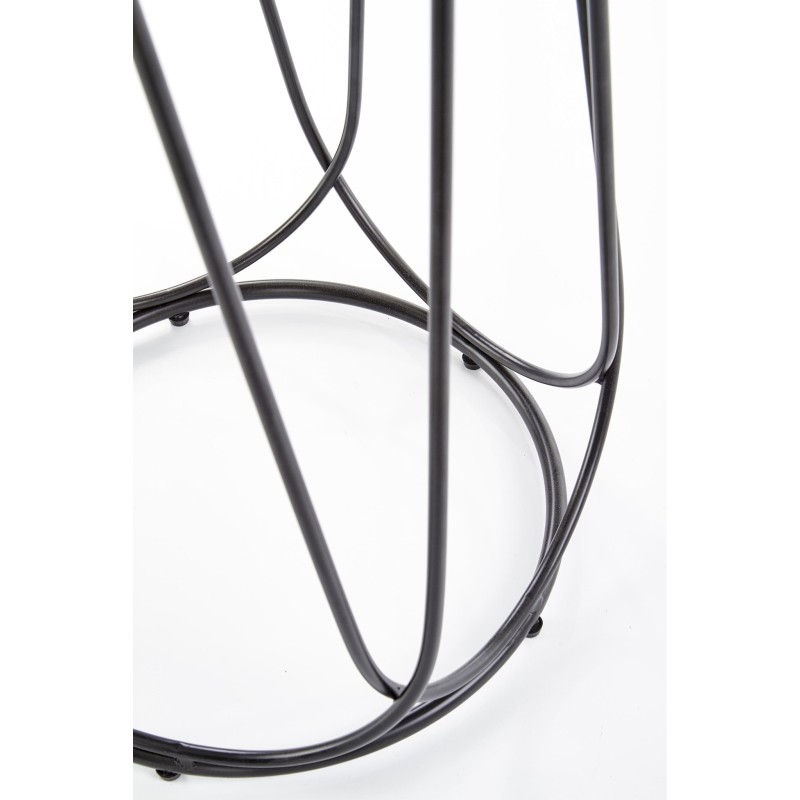 'NUBIRA S Bench Frame - Black, Top - Walnut' 'NUBIRA S Bench Frame - Black, Top - Walnut'