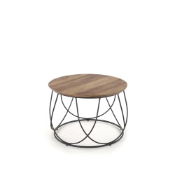 'NUBIRA Coffee Table Frame - Black, Top - Walnut' 'NUBIRA Coffee Table Frame - Black, Top - Walnut'