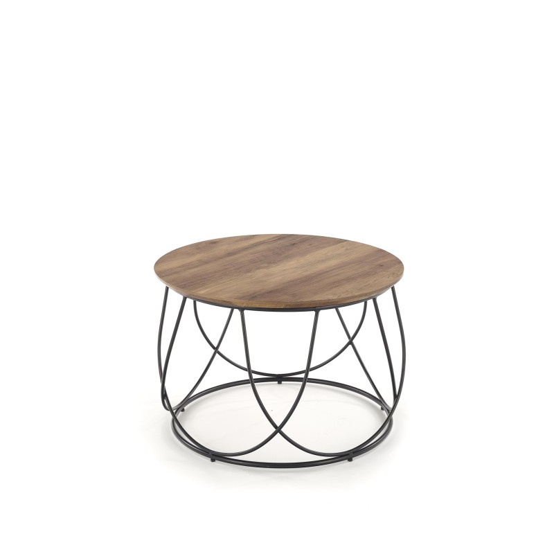 'NUBIRA Coffee Table Frame - Black, Top - Walnut' 'NUBIRA Coffee Table Frame - Black, Top - Walnut'