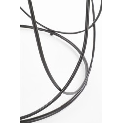 'NUBIRA Coffee Table Frame - Black, Top - Walnut' 'NUBIRA Coffee Table Frame - Black, Top - Walnut'