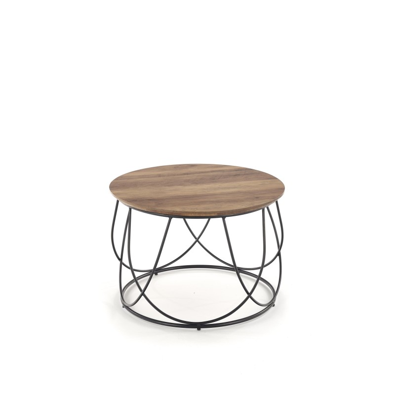 'NUBIRA Coffee Table Frame - Black, Top - Walnut' 'NUBIRA Coffee Table Frame - Black, Top - Walnut'