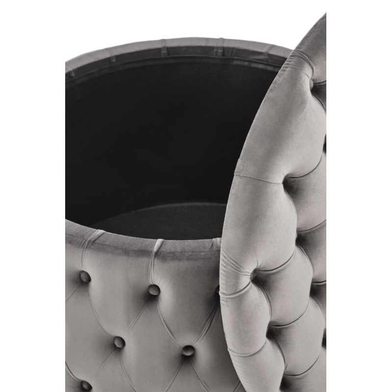 "NUNEZ Ash Grey Pouf" "NUNEZ Ash Grey Pouf"