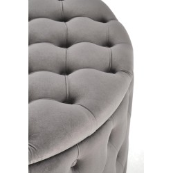 "NUNEZ Ash Grey Pouf" "NUNEZ Ash Grey Pouf"