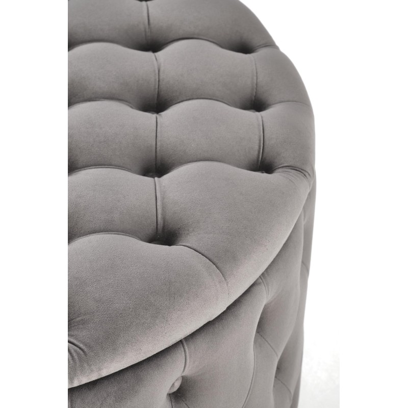 "NUNEZ Ash Grey Pouf" "NUNEZ Ash Grey Pouf"