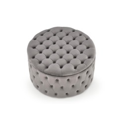 "NUNEZ Ash Grey Pouf" "NUNEZ Ash Grey Pouf"
