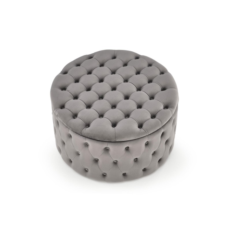 "NUNEZ Ash Grey Pouf" "NUNEZ Ash Grey Pouf"