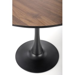 'OLMO Round Table, Walnut / Black' 'OLMO Round Table, Walnut / Black'