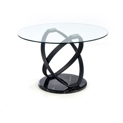 'OPTICO Table, Top - Transparent, Legs - Black' 'OPTICO Table, Top - Transparent, Legs - Black'