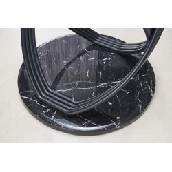 'OPTICO Table, Top - Transparent, Legs - Black' 'OPTICO Table, Top - Transparent, Legs - Black'