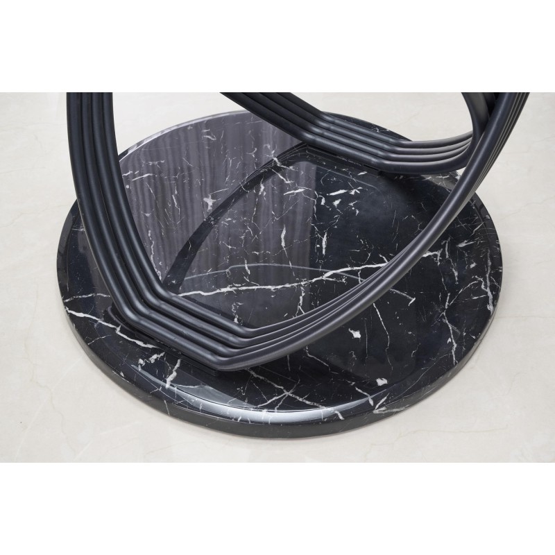 'OPTICO Table, Top - Transparent, Legs - Black' 'OPTICO Table, Top - Transparent, Legs - Black'