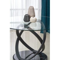 'OPTICO Table, Top - Transparent, Legs - Black' 'OPTICO Table, Top - Transparent, Legs - Black'