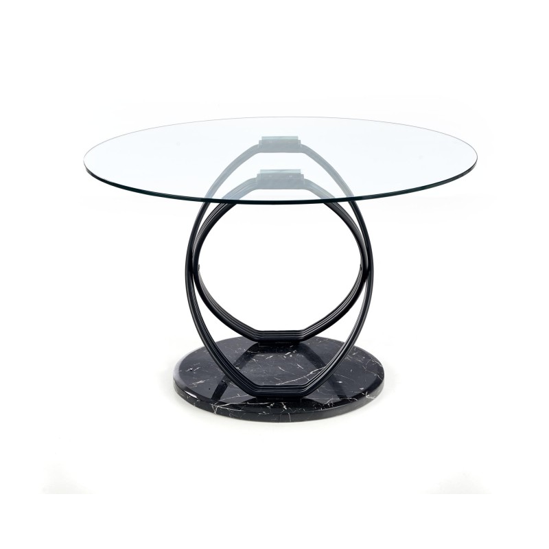 'OPTICO Table, Top - Transparent, Legs - Black' 'OPTICO Table, Top - Transparent, Legs - Black'