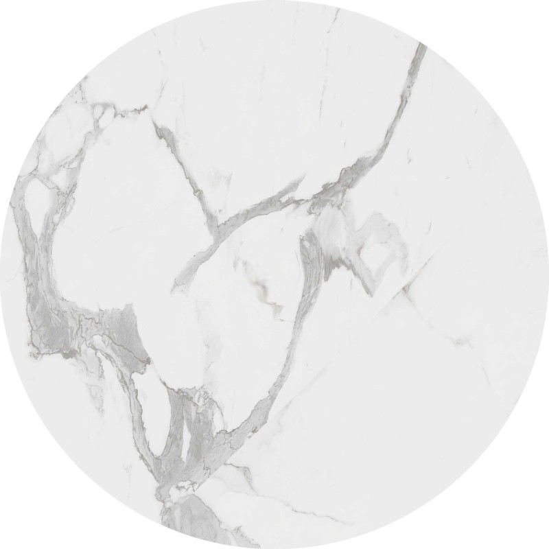 'OREO Set of Two Benches White Marble / Black' 'OREO Set of Two Benches White Marble / Black'