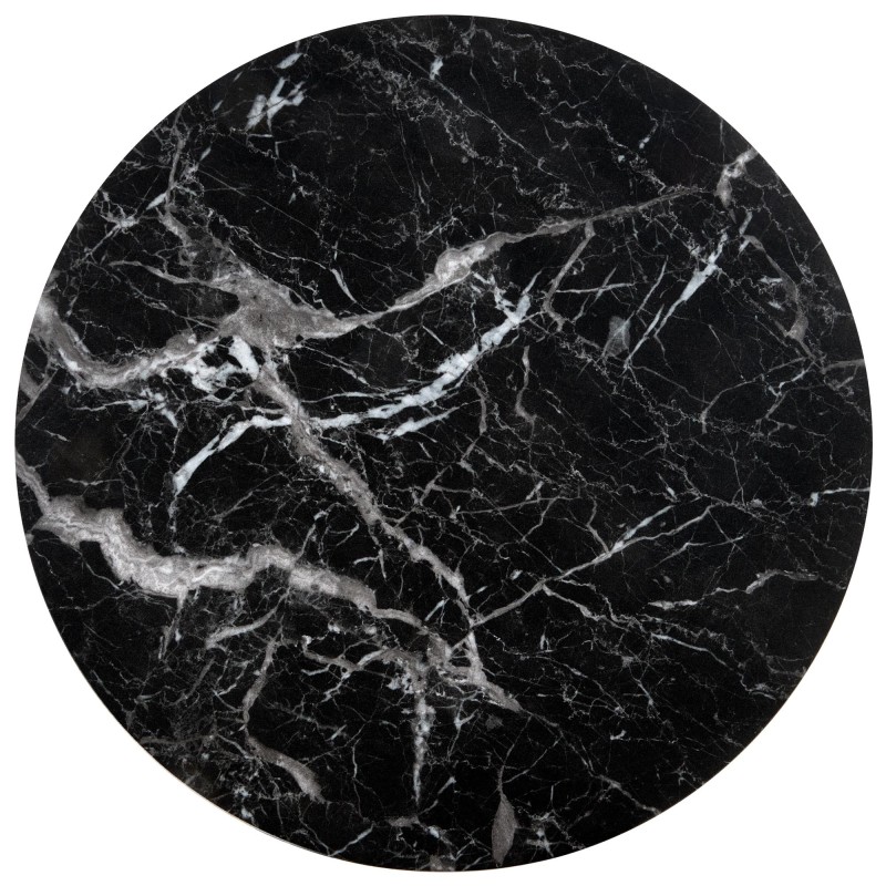 'OREO Set of Two Benches Black Marble / Black' 'OREO Set of Two Benches Black Marble / Black'