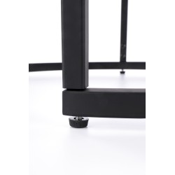 'OREO Set of Two Benches Walnut / Black' 'OREO Set of Two Benches Walnut / Black'