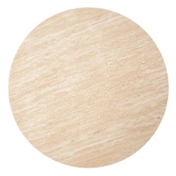 'OREO Set of Two Benches, Travertine / White' 'OREO Set of Two Benches, Travertine / White'