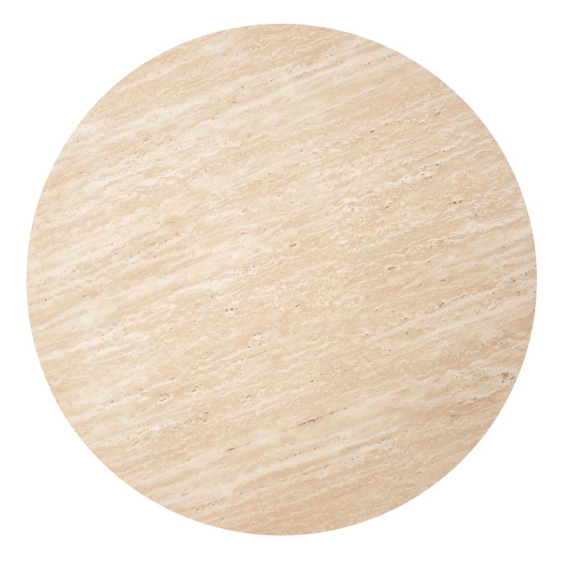'OREO Set of Two Benches, Travertine / White' 'OREO Set of Two Benches, Travertine / White'