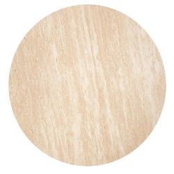 'OREO Set of Two Benches, Travertine / White' 'OREO Set of Two Benches, Travertine / White'