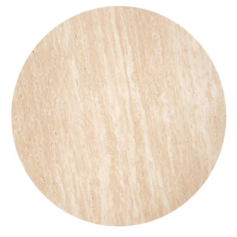 'OREO Set of Two Benches, Travertine / White' 'OREO Set of Two Benches, Travertine / White'