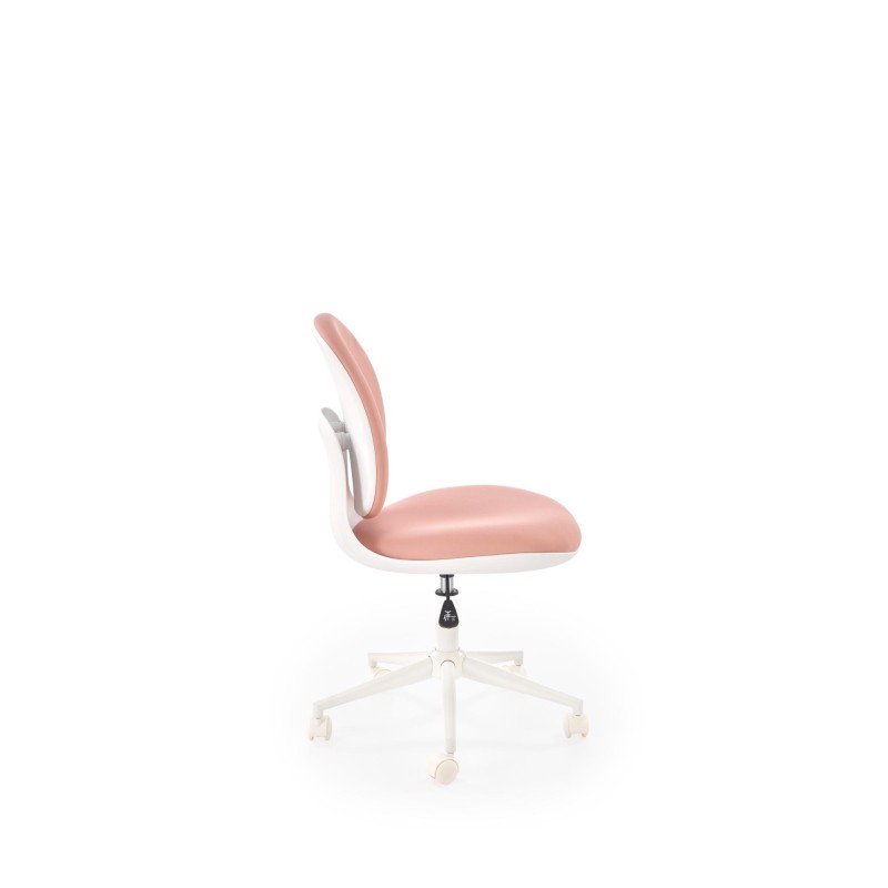 'ORION 2 Youth Armchair, White - Light Pink' 'ORION 2 Youth Armchair, White - Light Pink'