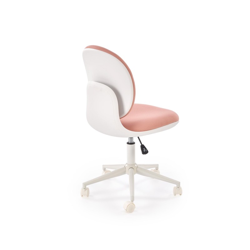 'ORION 2 Youth Armchair, White - Light Pink' 'ORION 2 Youth Armchair, White - Light Pink'