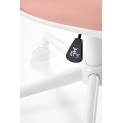 'ORION 2 Youth Armchair, White - Light Pink' 'ORION 2 Youth Armchair, White - Light Pink'