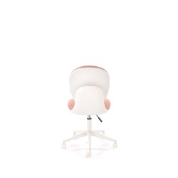 'ORION 2 Youth Armchair, White - Light Pink' 'ORION 2 Youth Armchair, White - Light Pink'