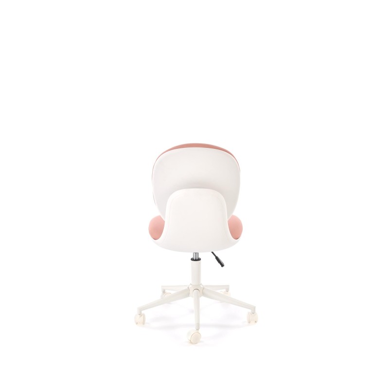 'ORION 2 Youth Armchair, White - Light Pink' 'ORION 2 Youth Armchair, White - Light Pink'