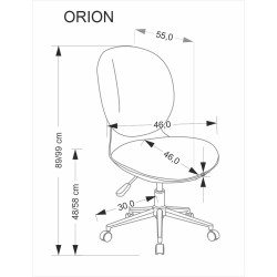 'ORION Youth Armchair, Black - Ash' 'ORION Youth Armchair, Black - Ash'