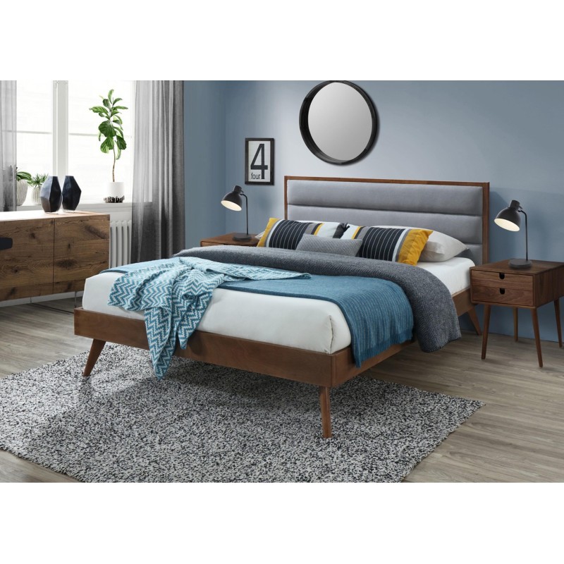 'ORLANDO Ash Grey / Walnut Bed' 'ORLANDO Ash Grey / Walnut Bed'