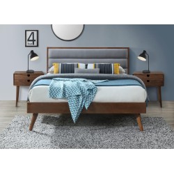'ORLANDO Ash Grey / Walnut Bed' 'ORLANDO Ash Grey / Walnut Bed'