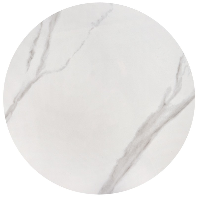 'OSARIO Set of 2 White Marble / White Benches' 'OSARIO Set of 2 White Marble / White Benches'