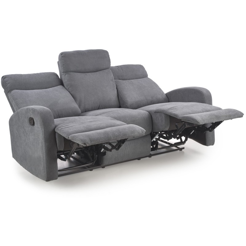 'OSLO 3S, Dark Ash 3-Seater Sofa' 'OSLO 3S, Dark Ash 3-Seater Sofa'