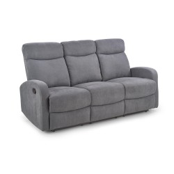 'OSLO 3S, Dark Ash 3-Seater Sofa' 'OSLO 3S, Dark Ash 3-Seater Sofa'
