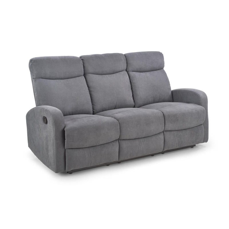 'OSLO 3S, Dark Ash 3-Seater Sofa' 'OSLO 3S, Dark Ash 3-Seater Sofa'