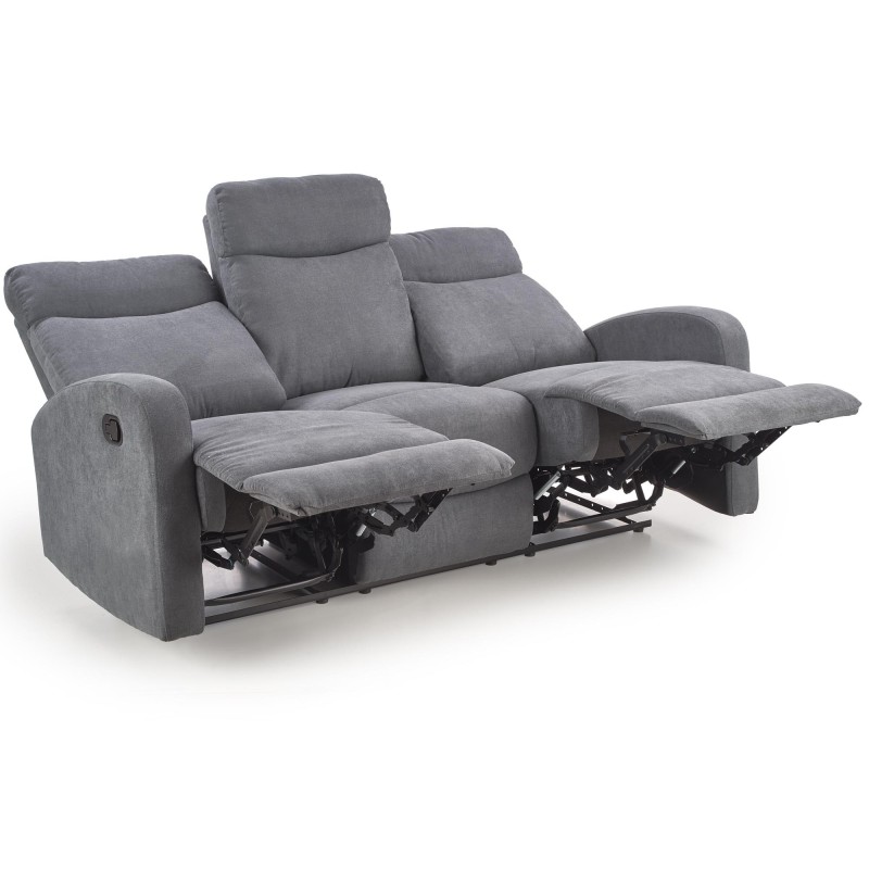 'OSLO 3S, Dark Ash 3-Seater Sofa' 'OSLO 3S, Dark Ash 3-Seater Sofa'